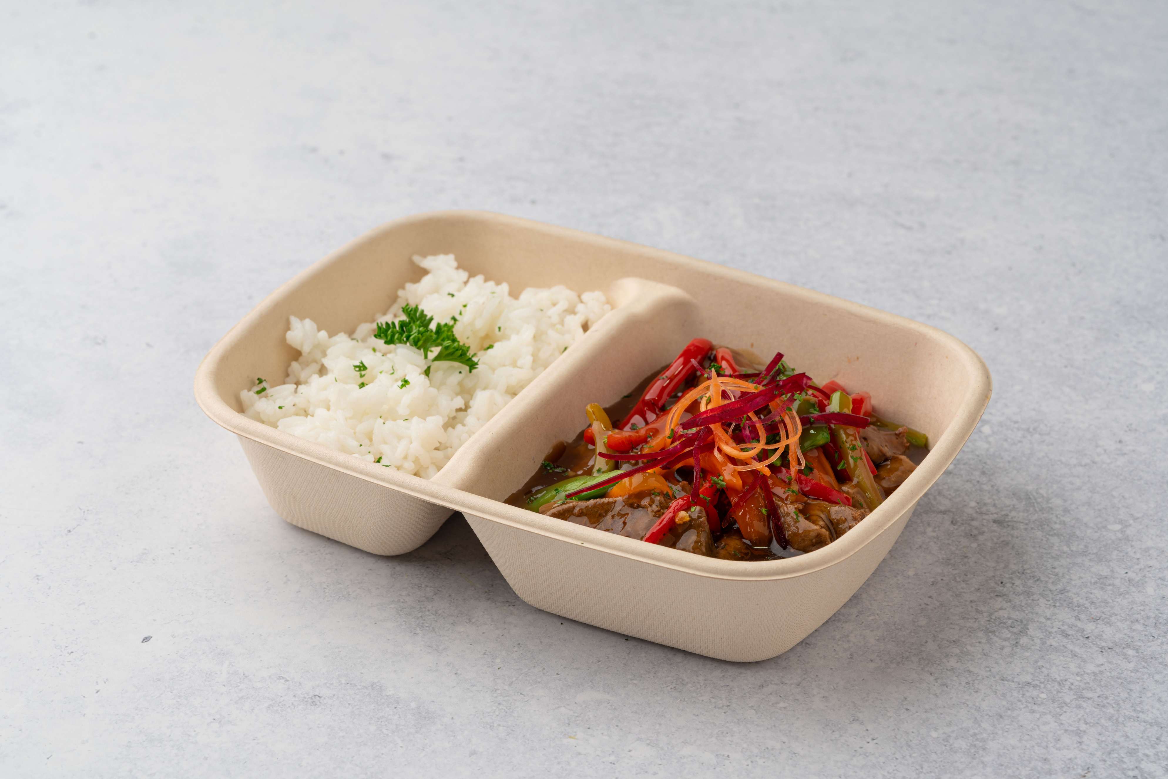 Steak Stir Fry With Jasmin Rice